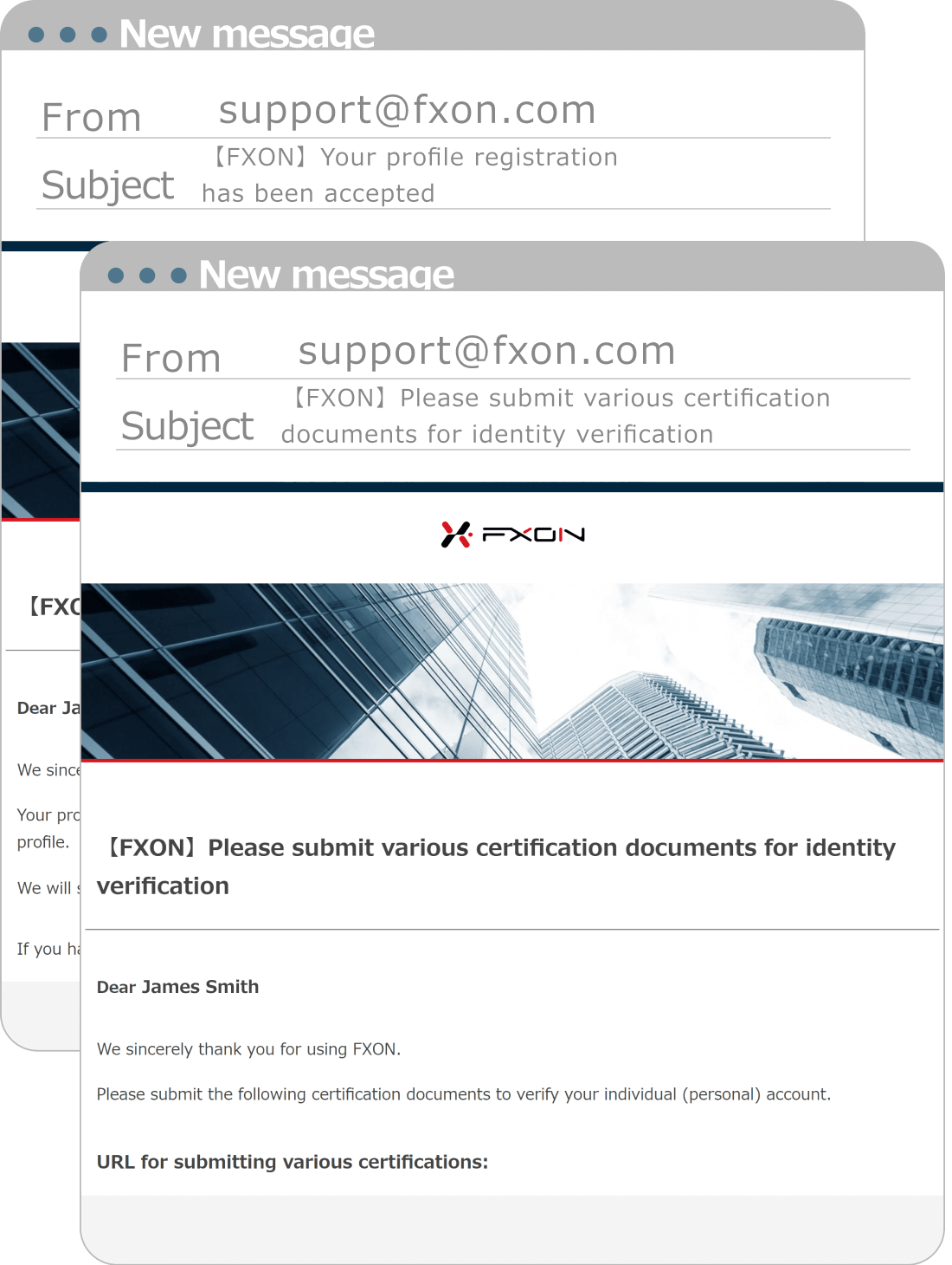 Registration email