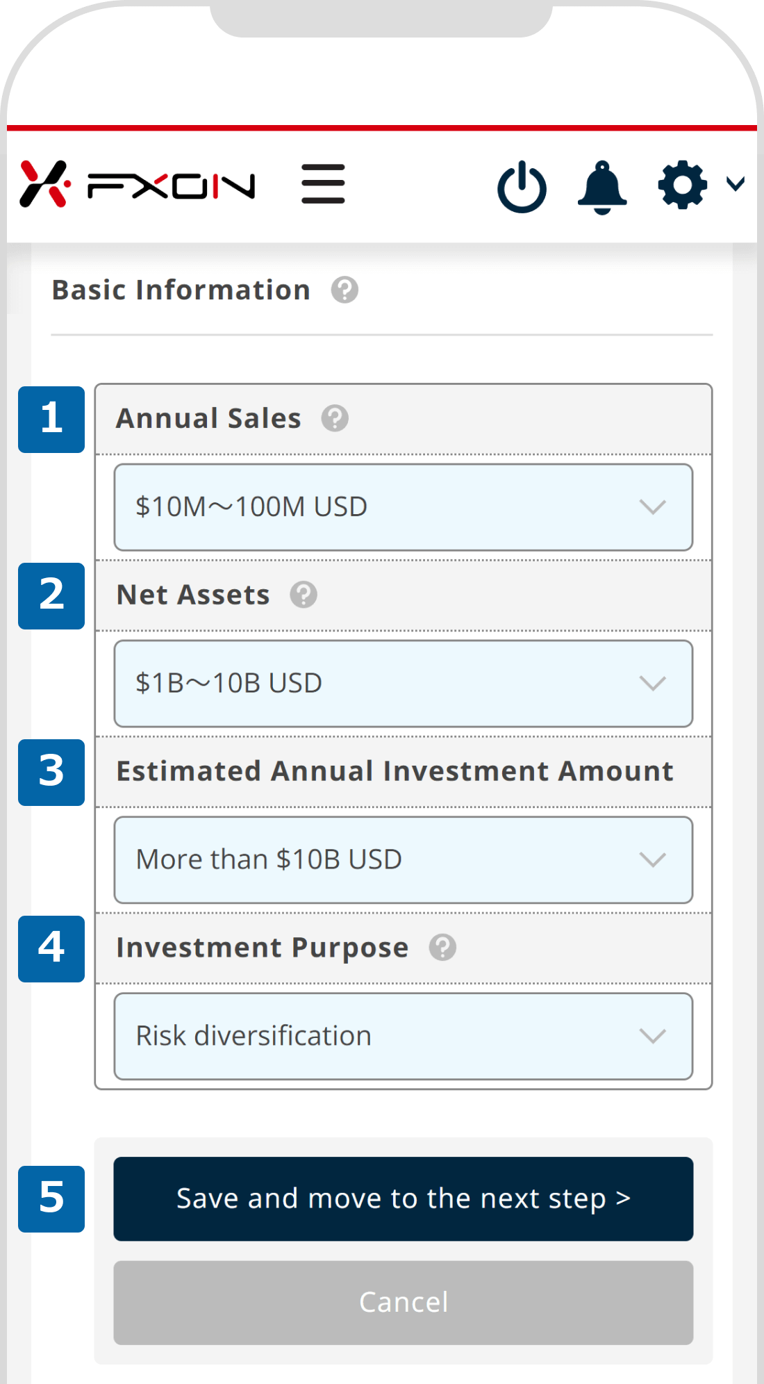 Investor information