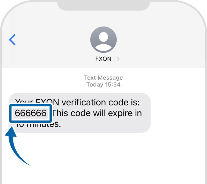 Receive a re-sent code