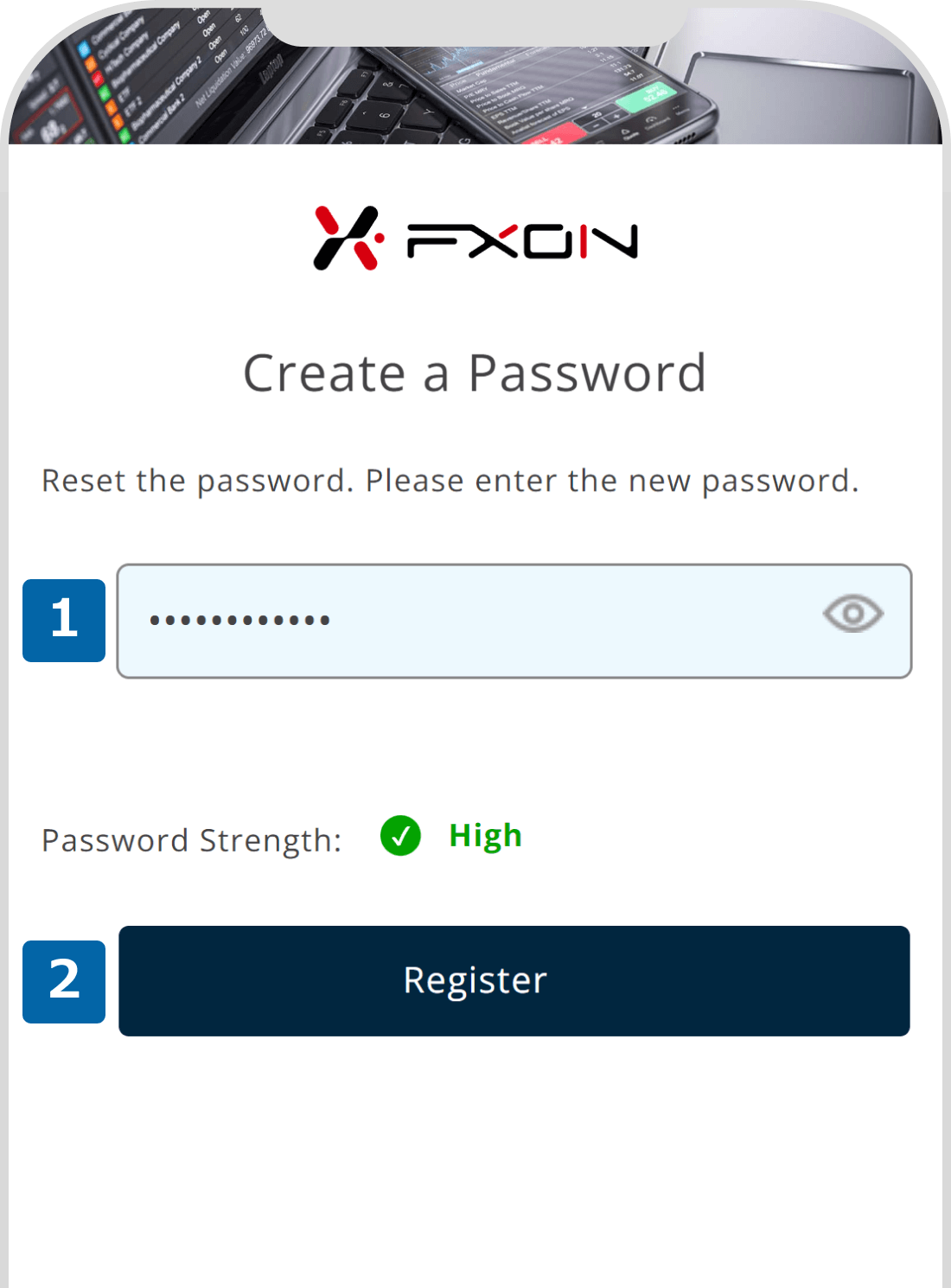 4. Reset your password