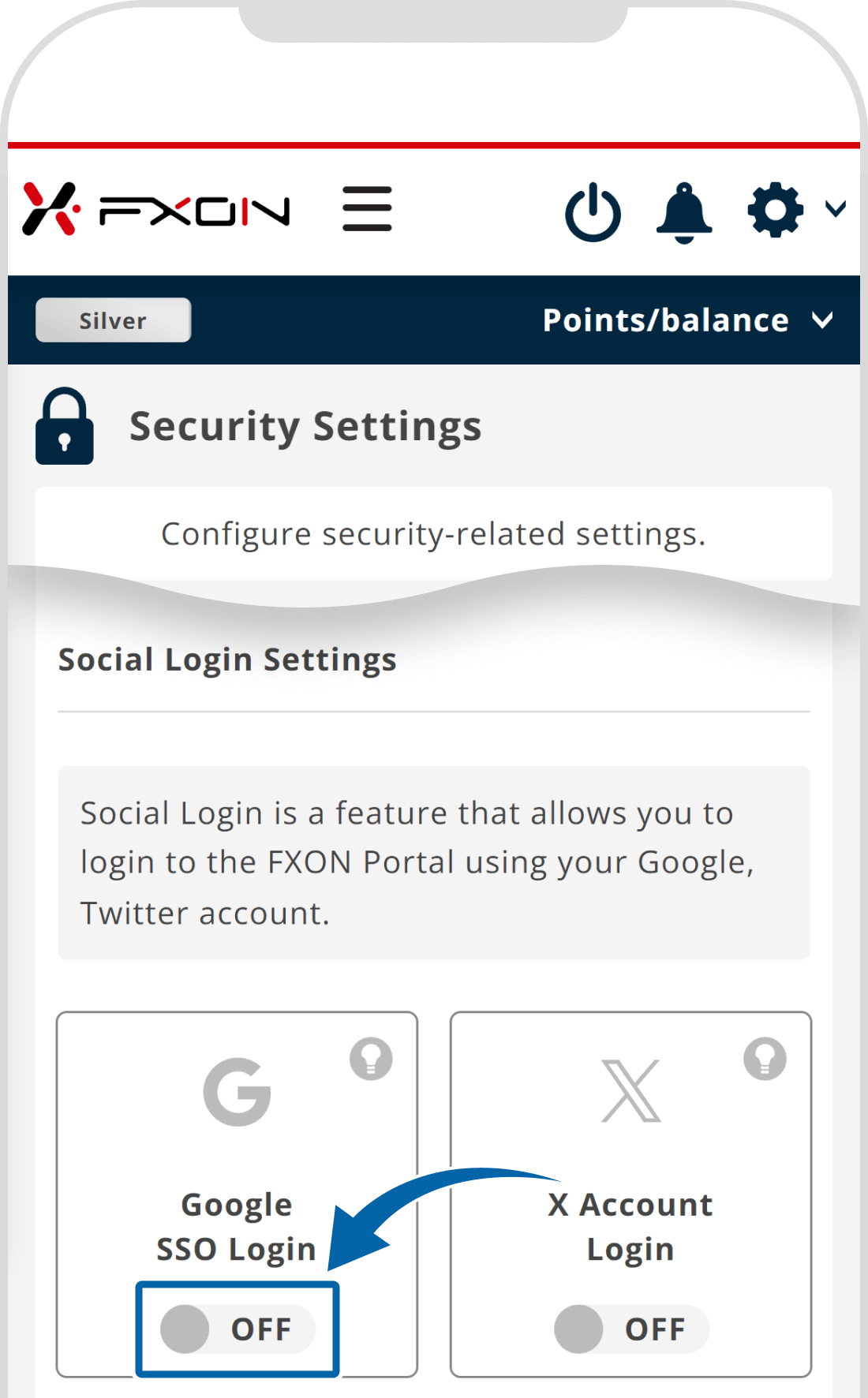 2. Social login setup (i)