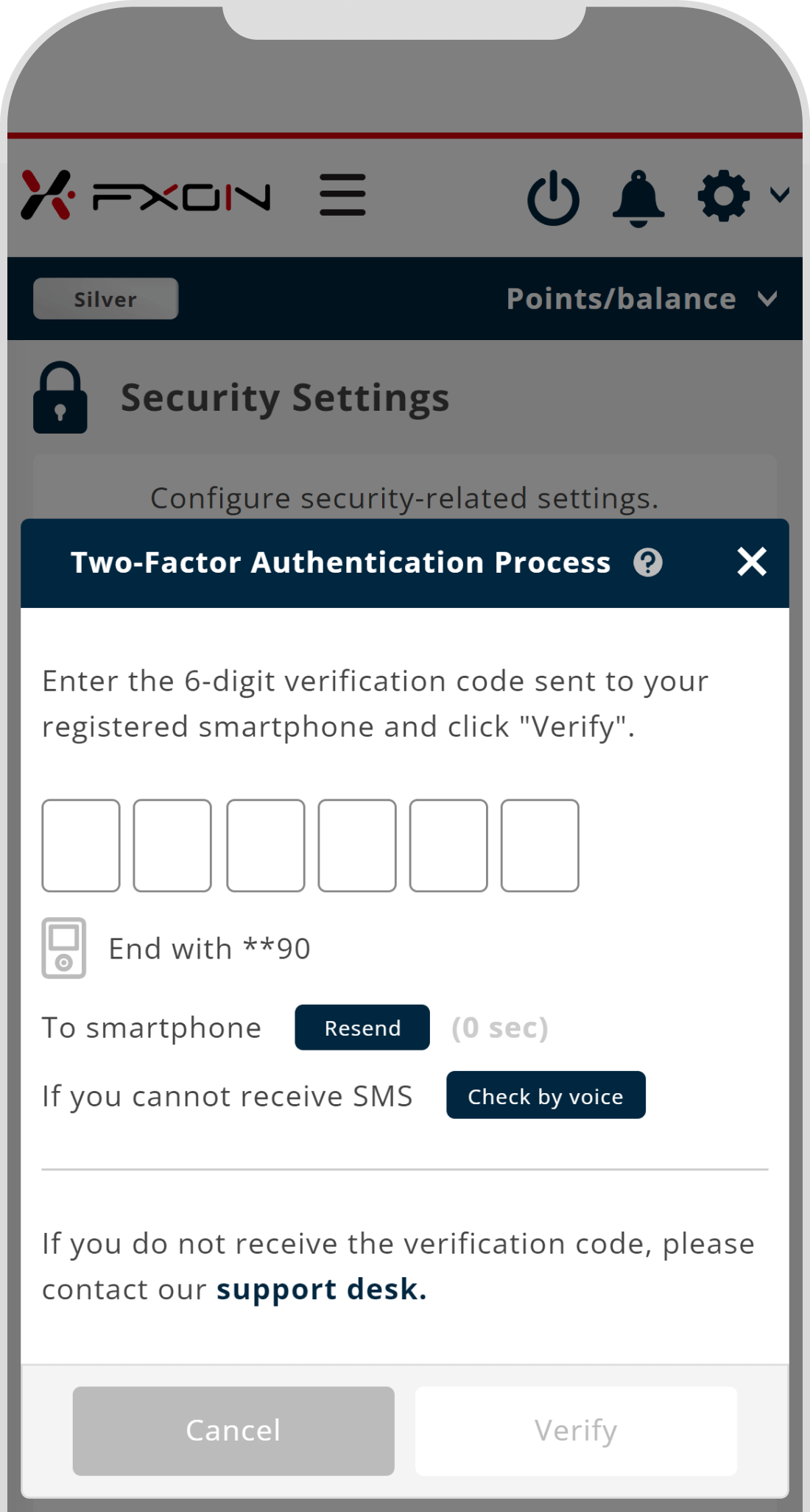 5. Two-Factor authentication