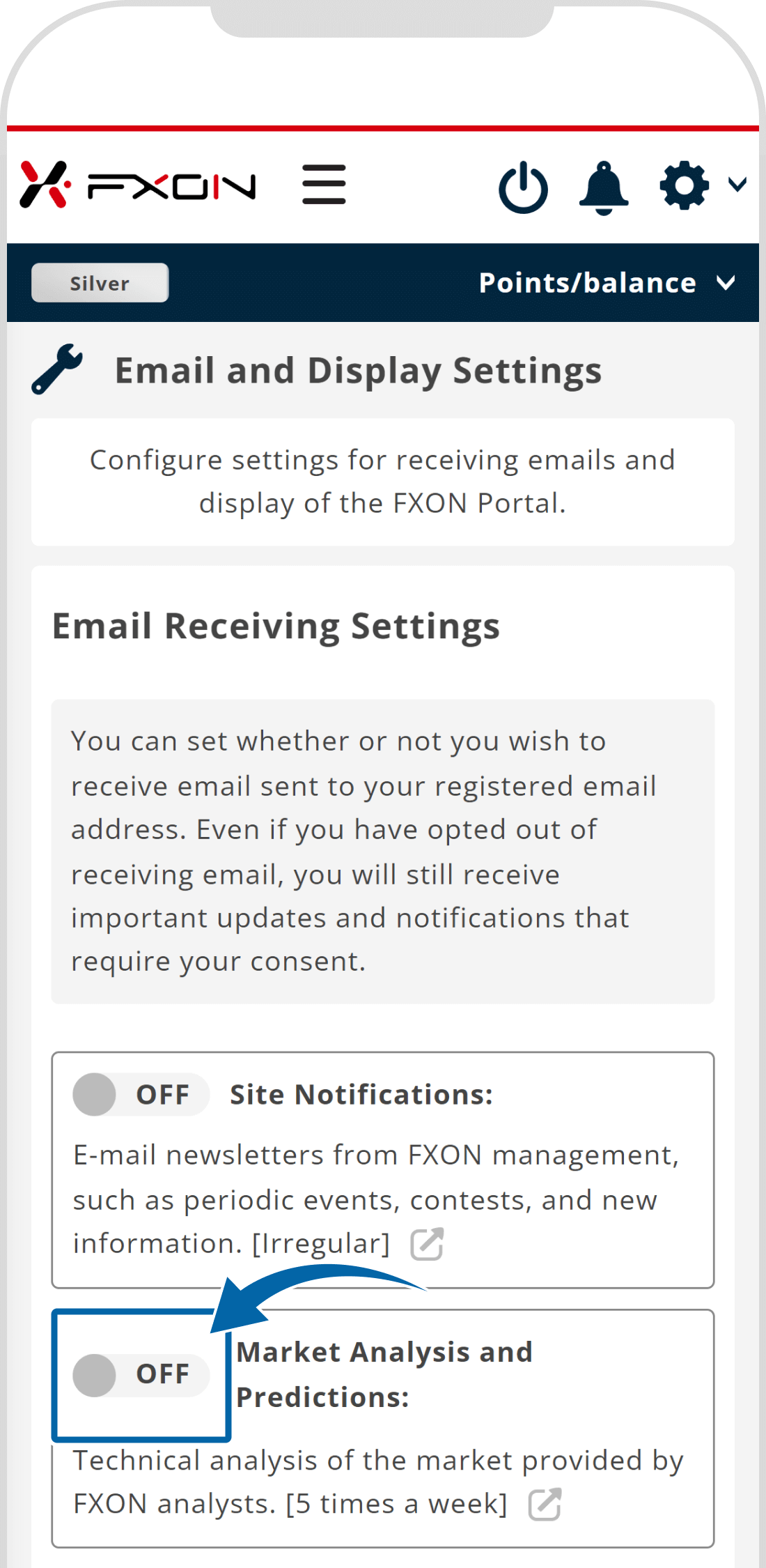 2. Change the Email Receiving Settings