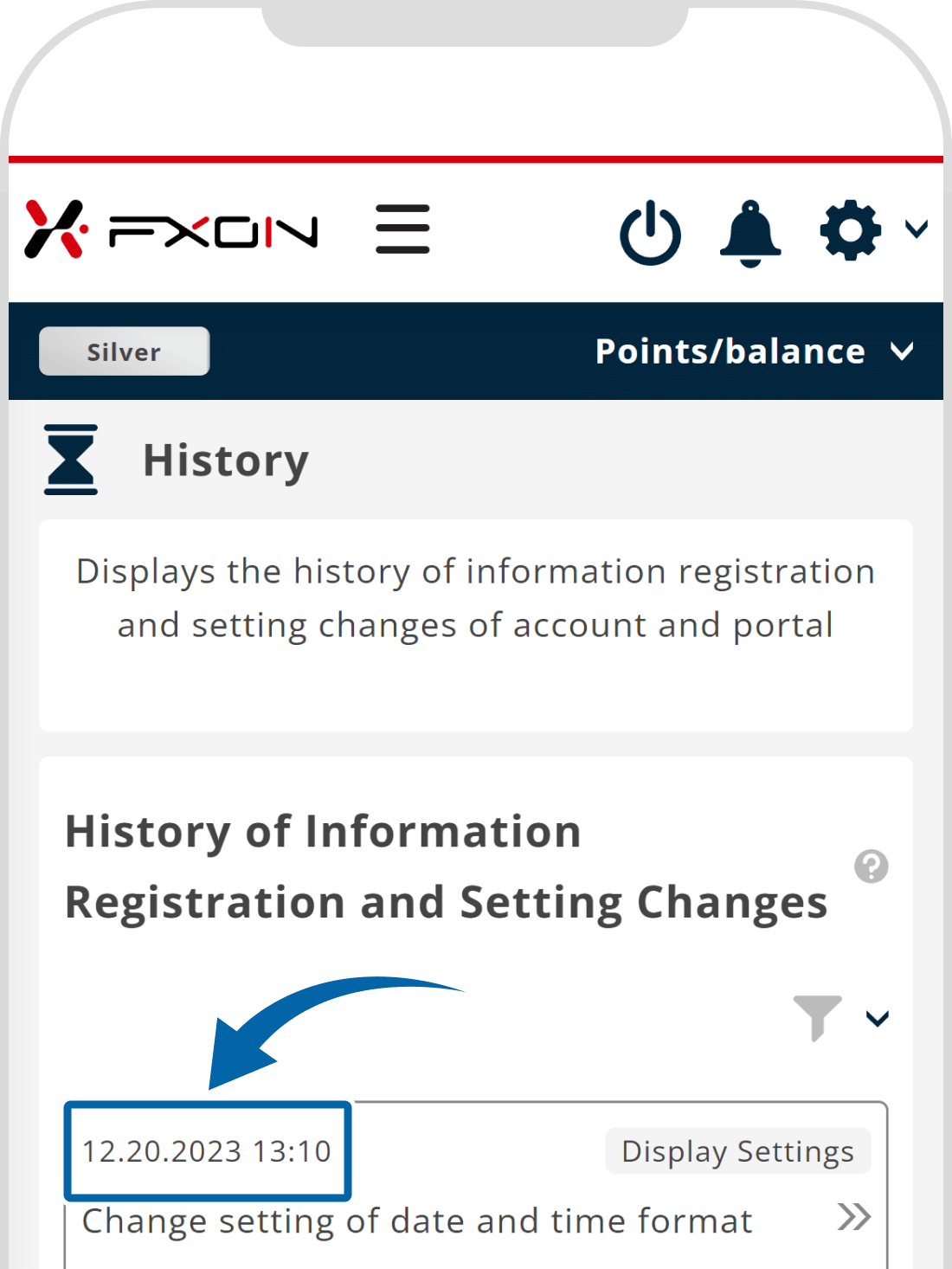 4. Confirmation of display changes