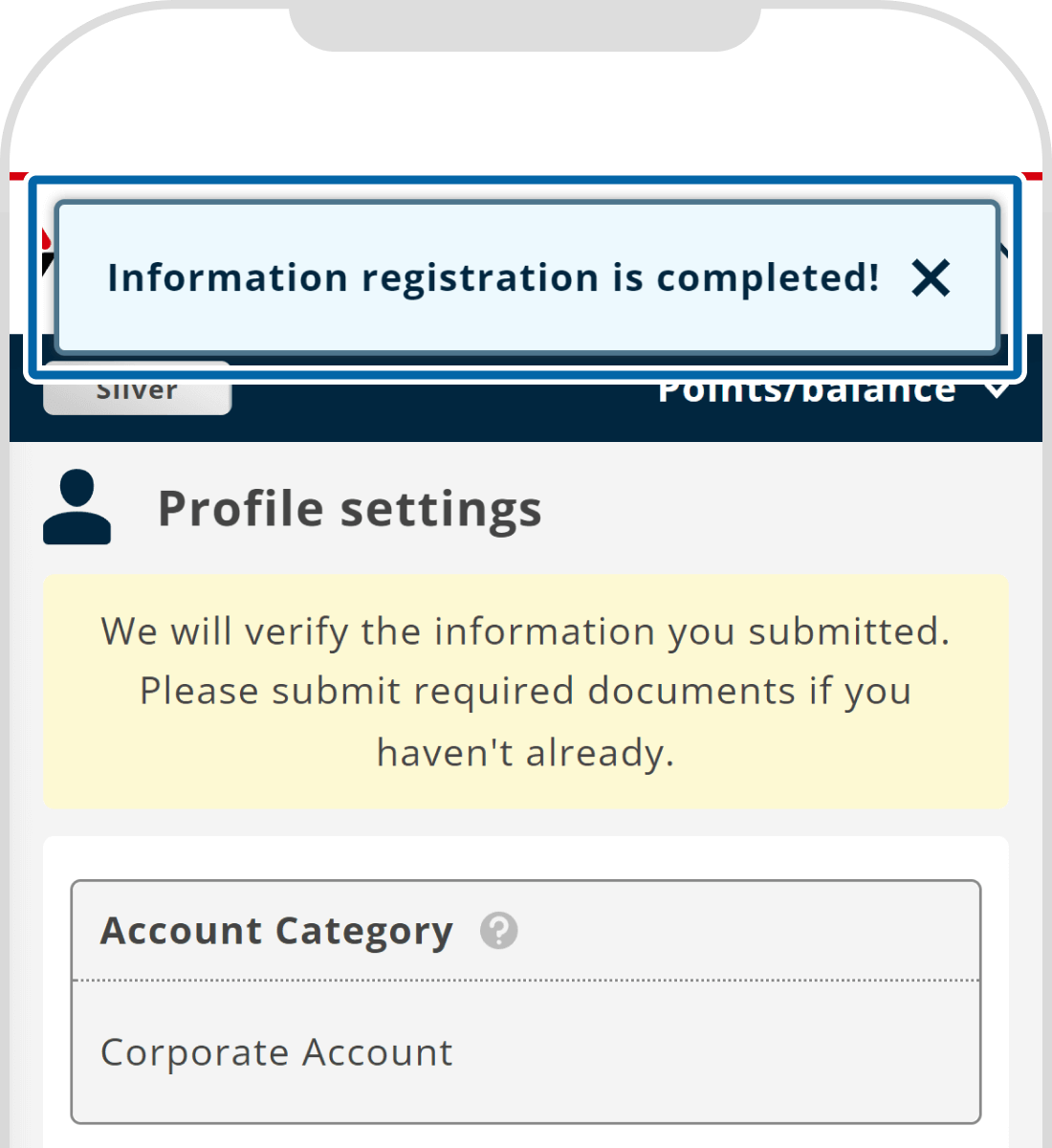 Registration of changes completed