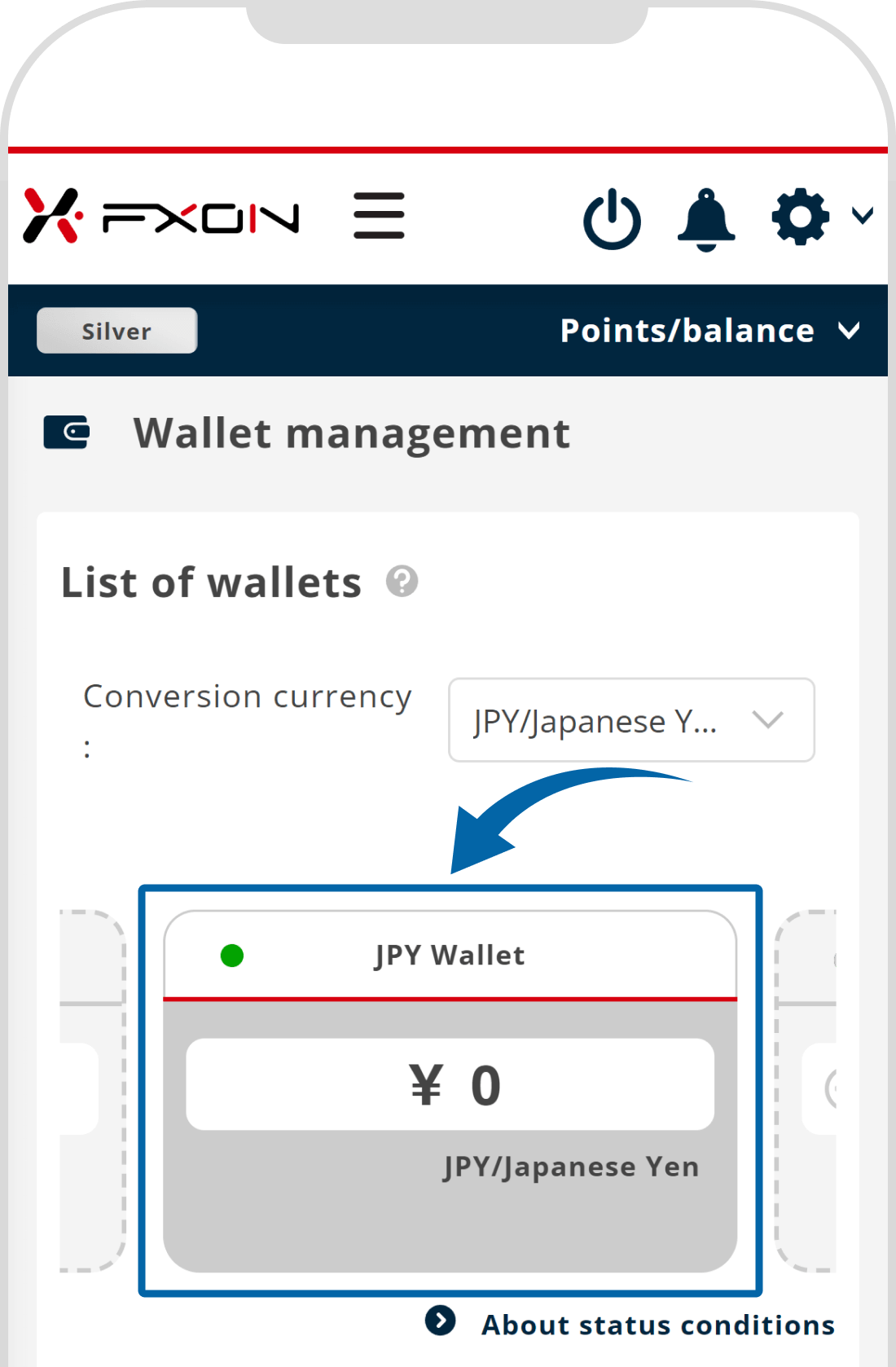 View wallets