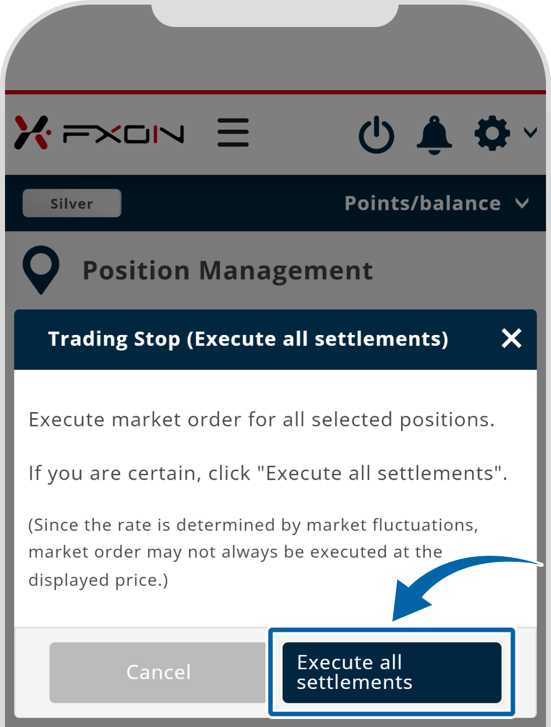 4. Closing multiple positions [Step (ii)].