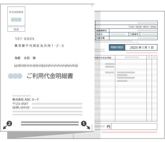 カード利用代金明細書