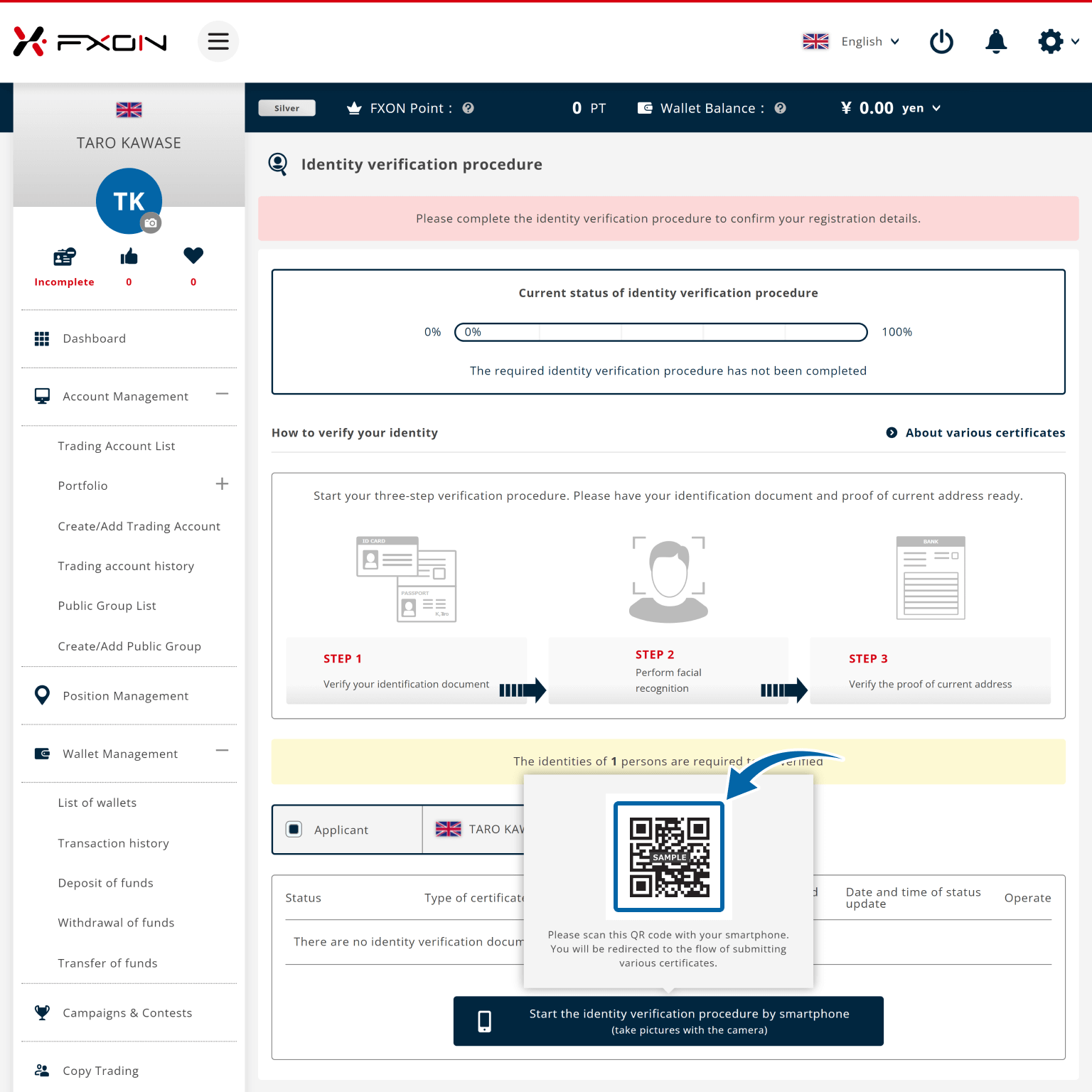 Identity verification on your smartphone