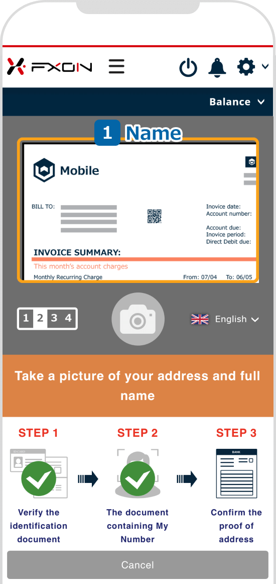 Address and name