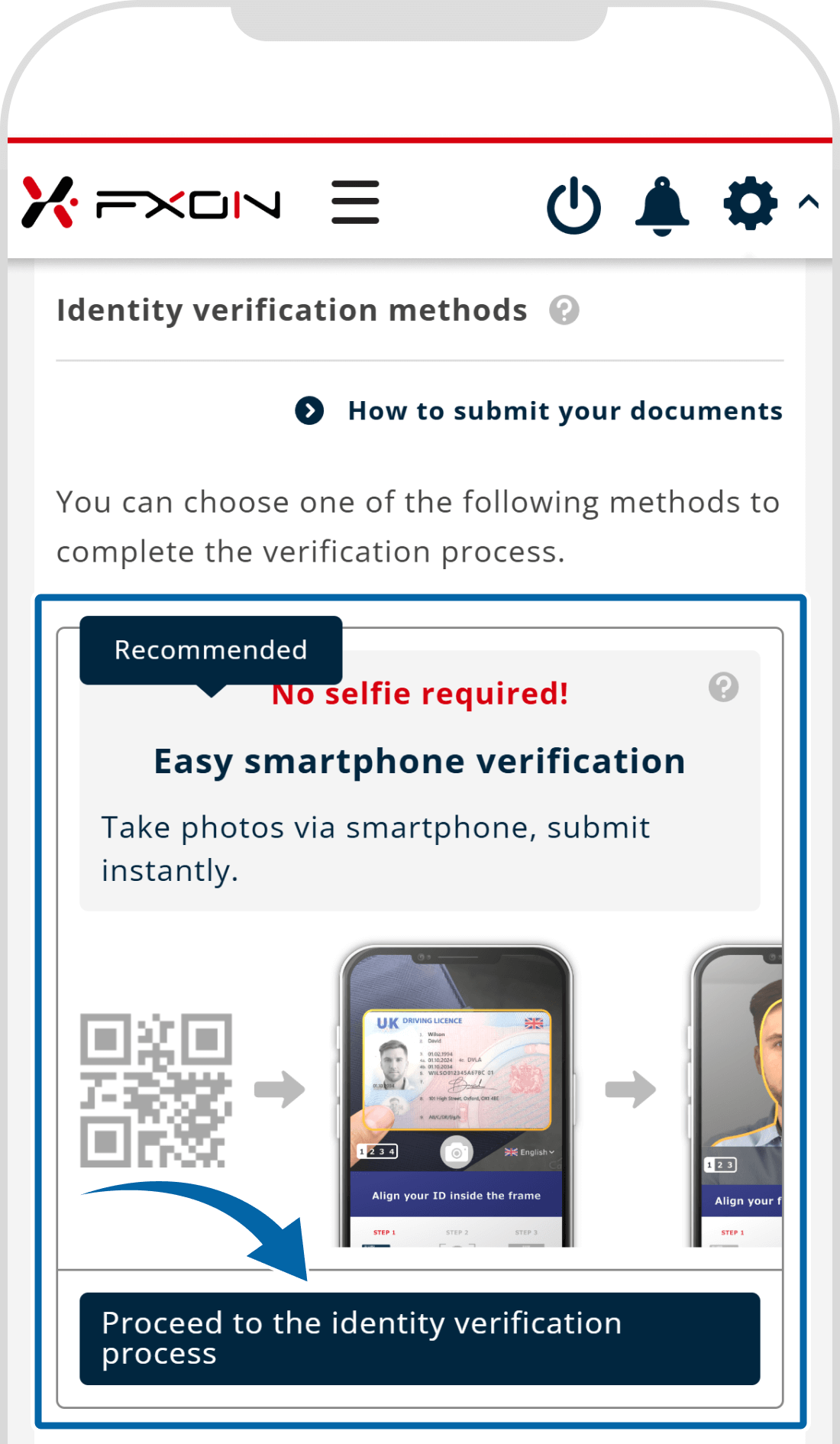 Select the eKYC Method