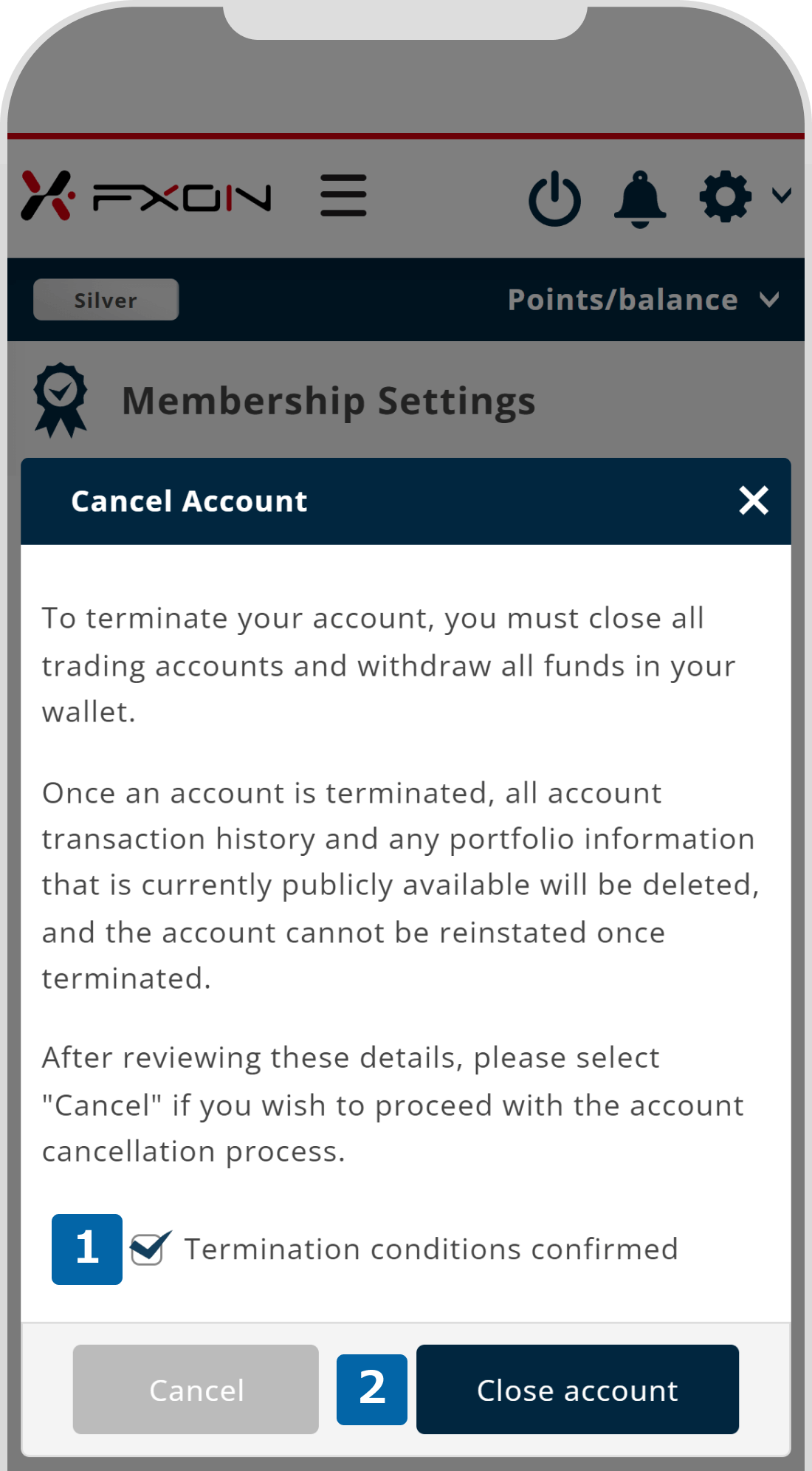 3. Reviewing Cancellation Terms