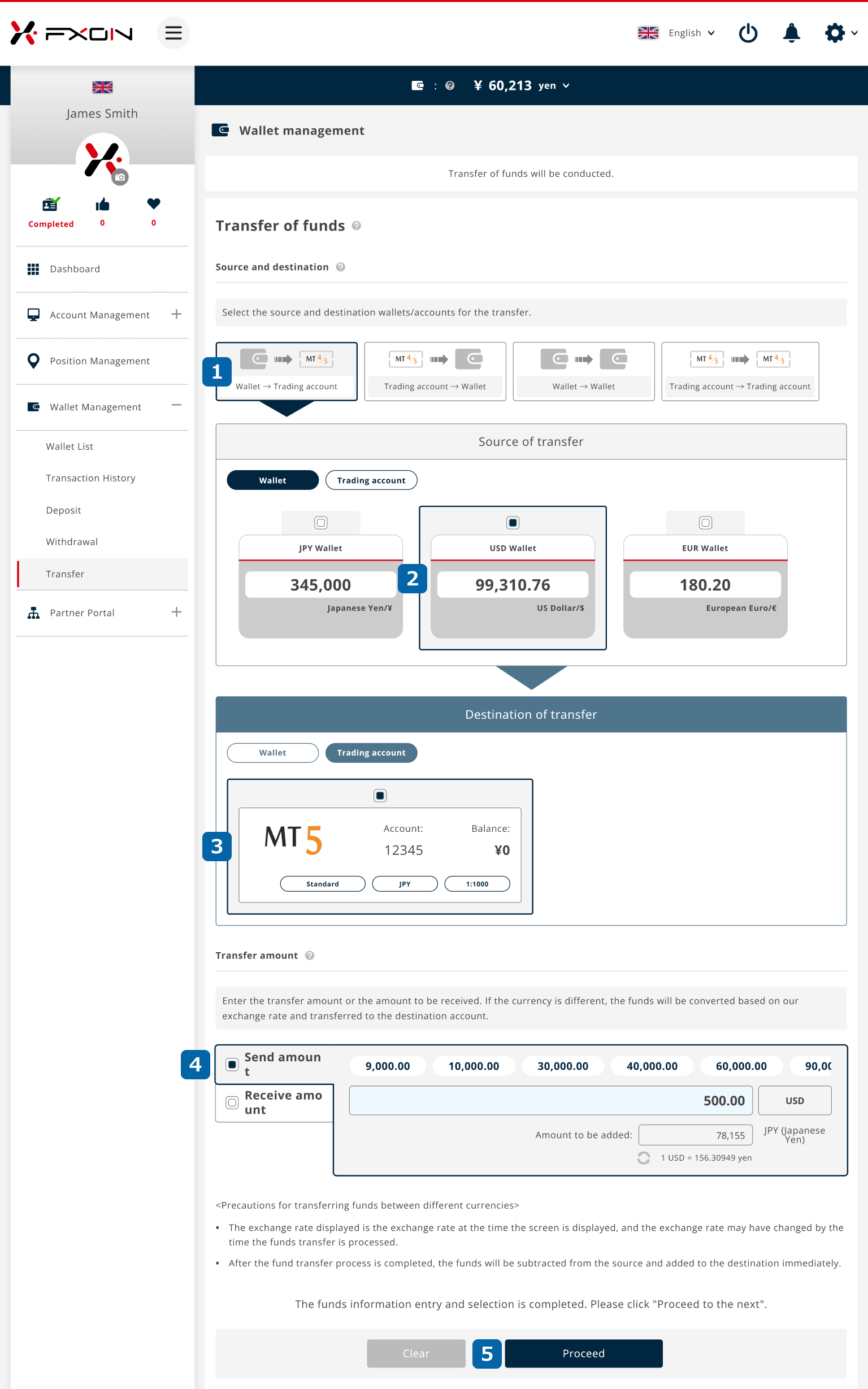 Fund Transfer Operation