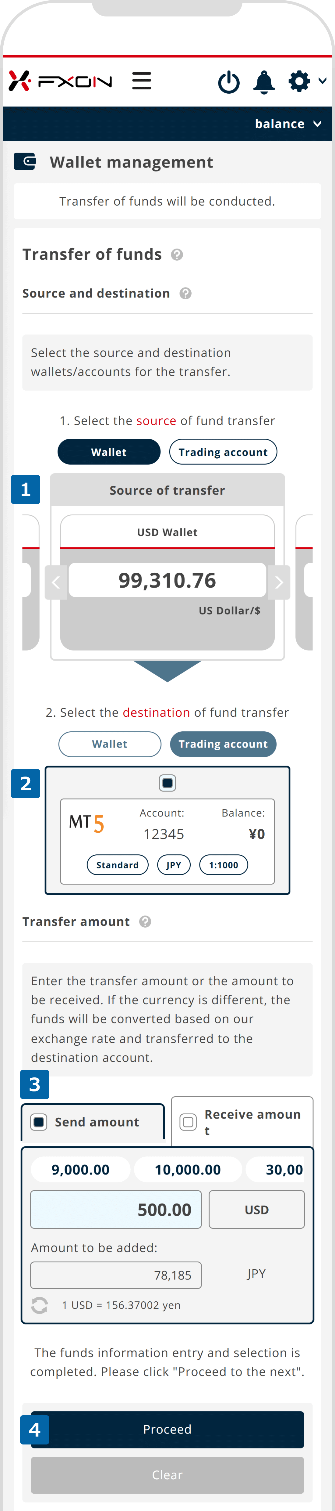 Fund Transfer Operation