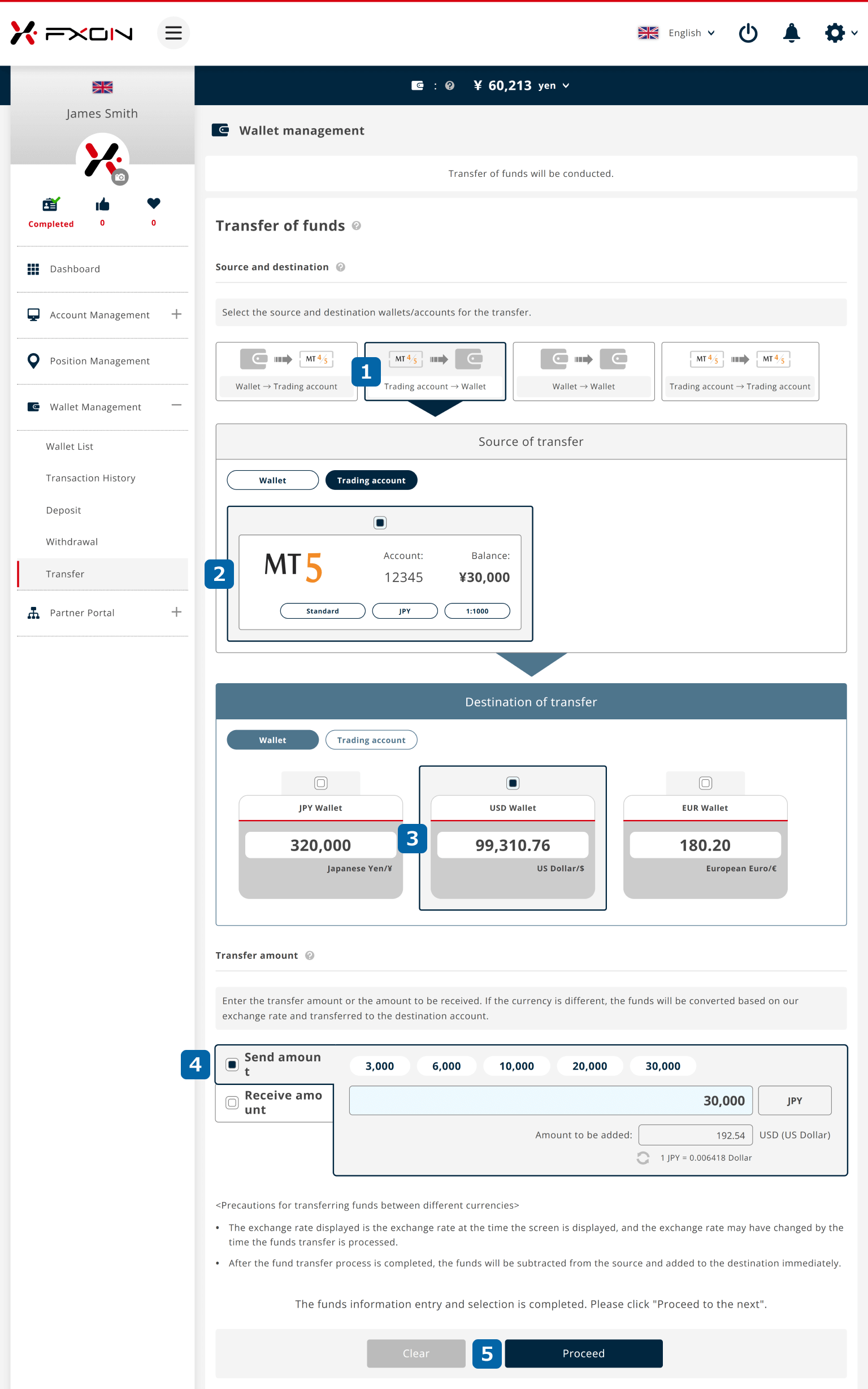 Fund Transfer Operation