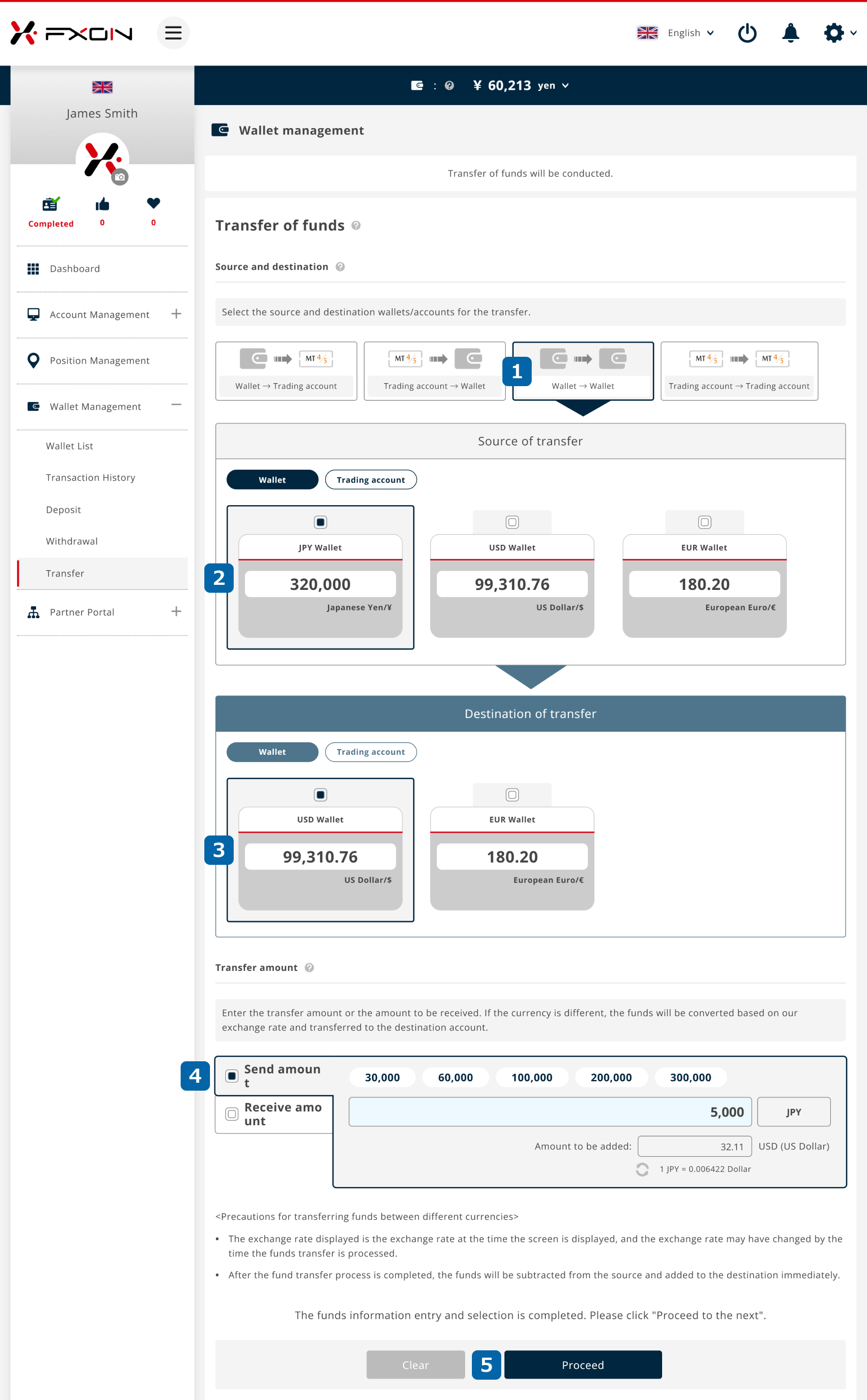 Fund Transfer Operation