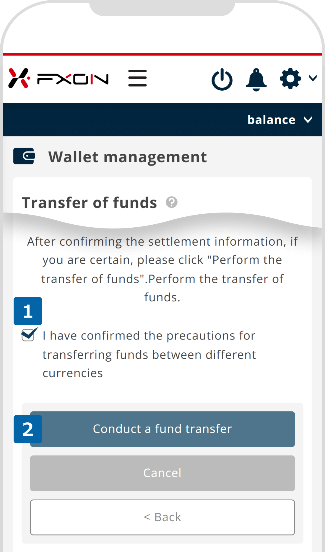 Fund Transfer Operation