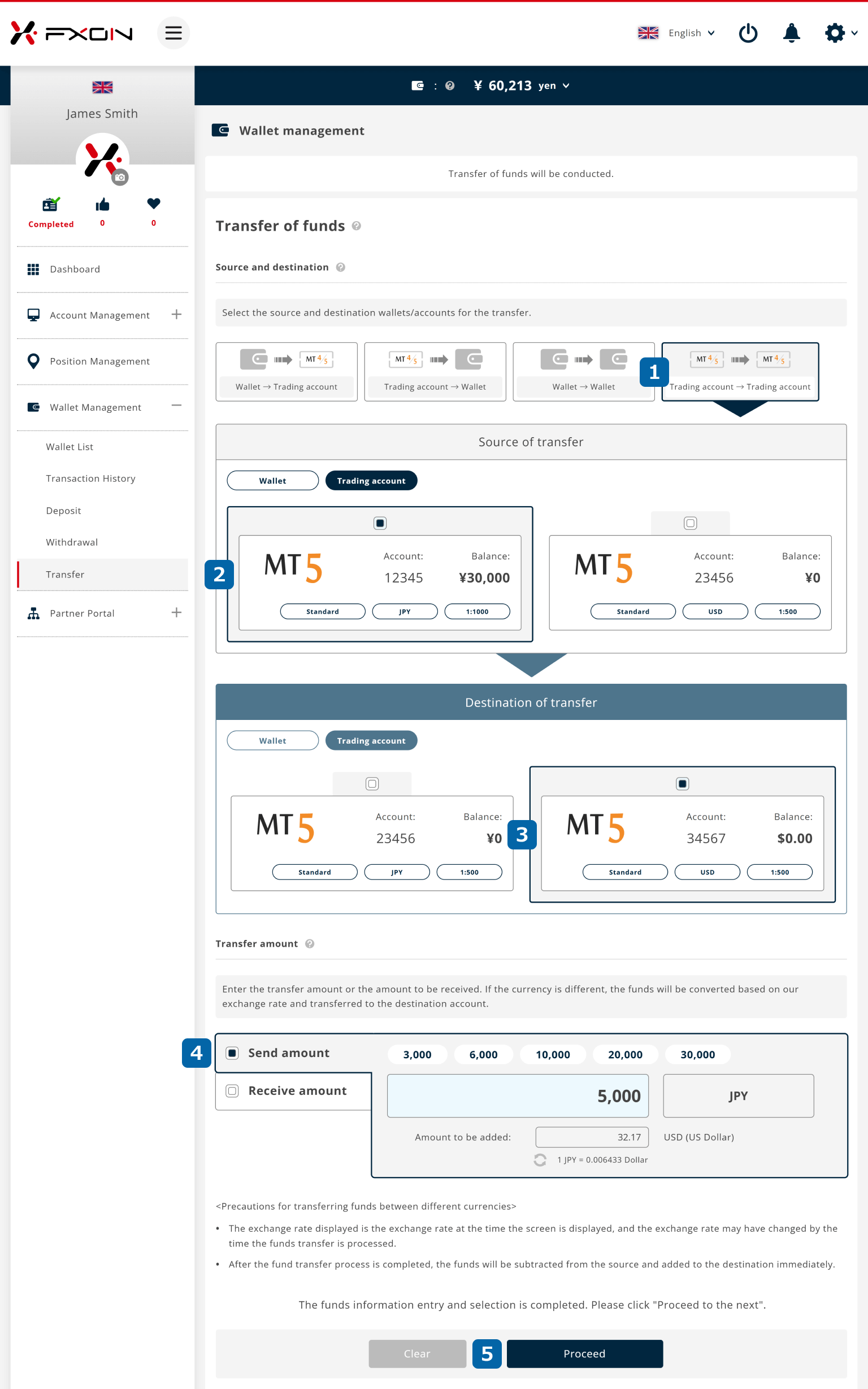 Fund Transfer Operation