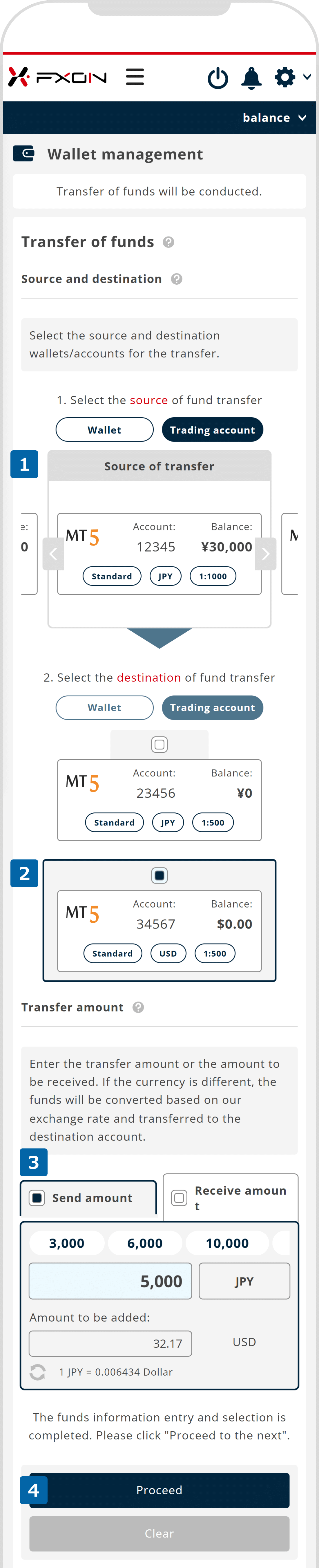 Fund Transfer Operation