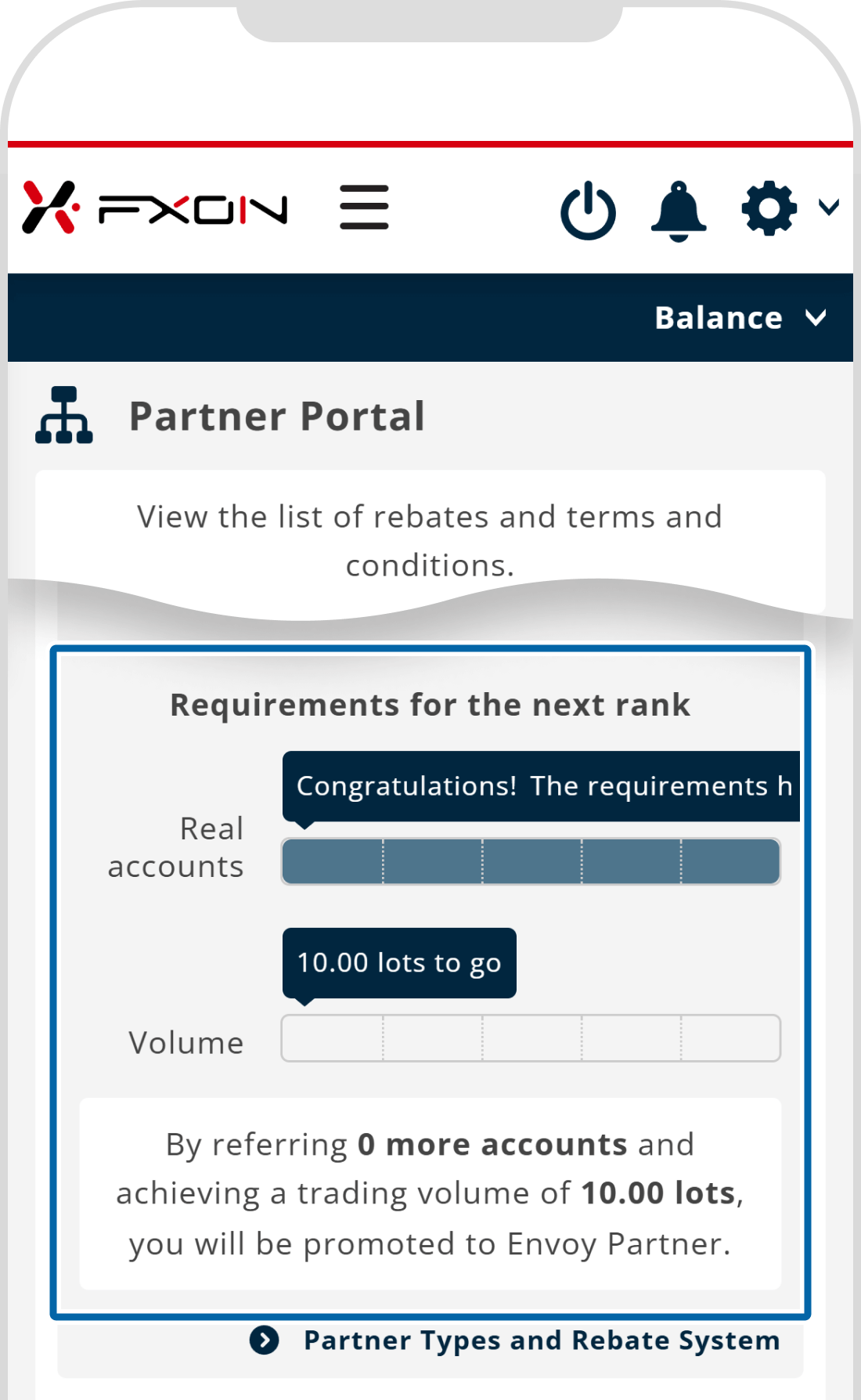 Check the rank-up achievement criteria