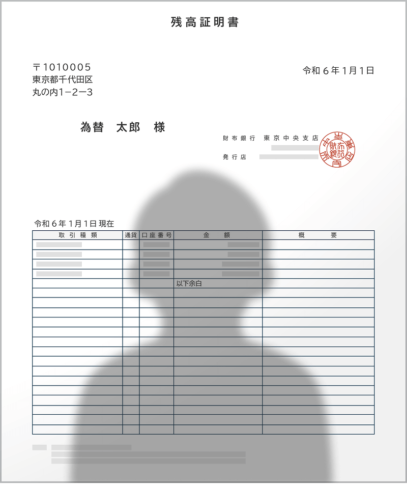 影が入り込んでいる