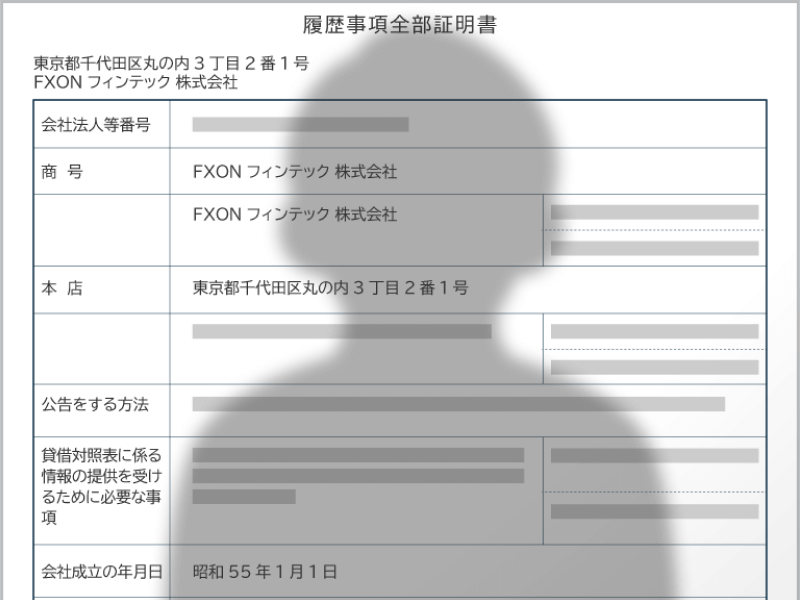 影が入り込んでいる