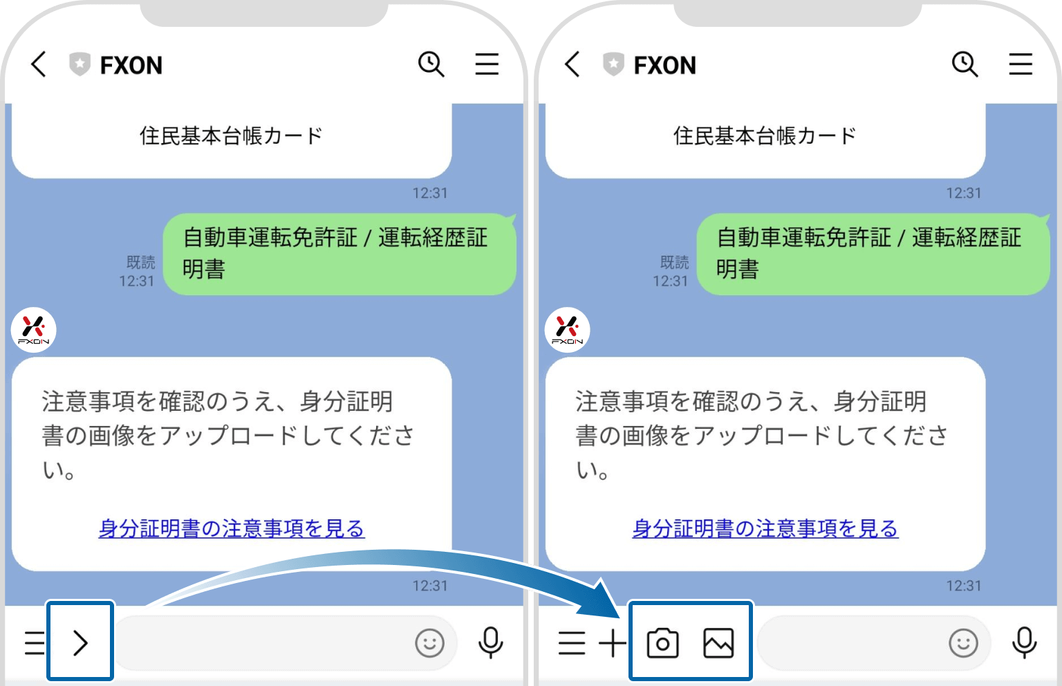 LINEによる提出