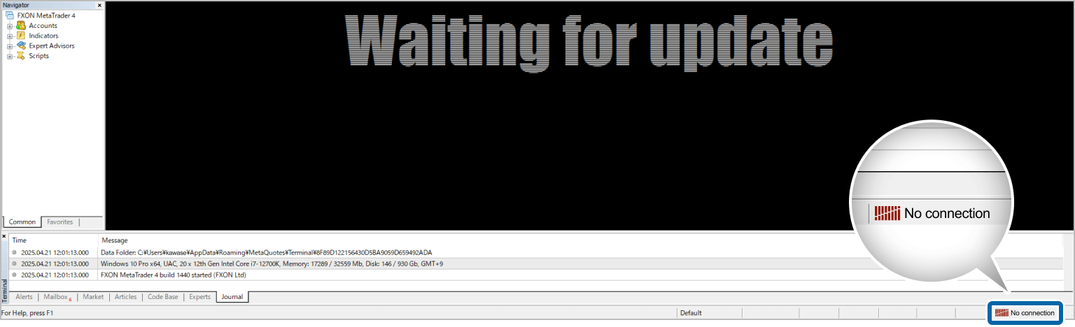 Invalid account status