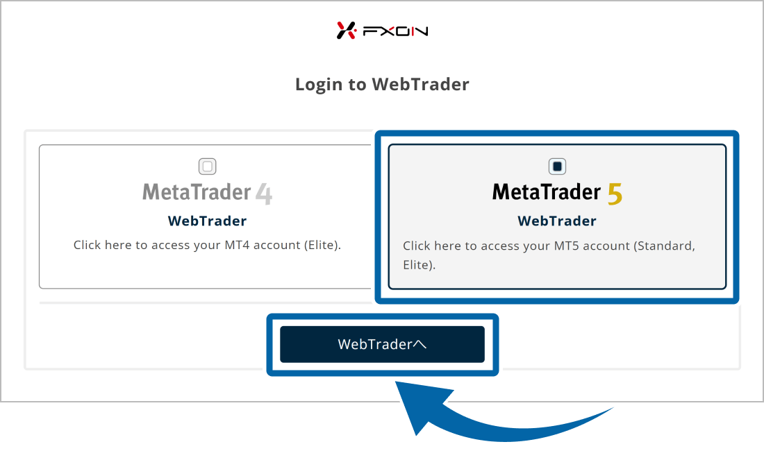 Sign in to Web Trader