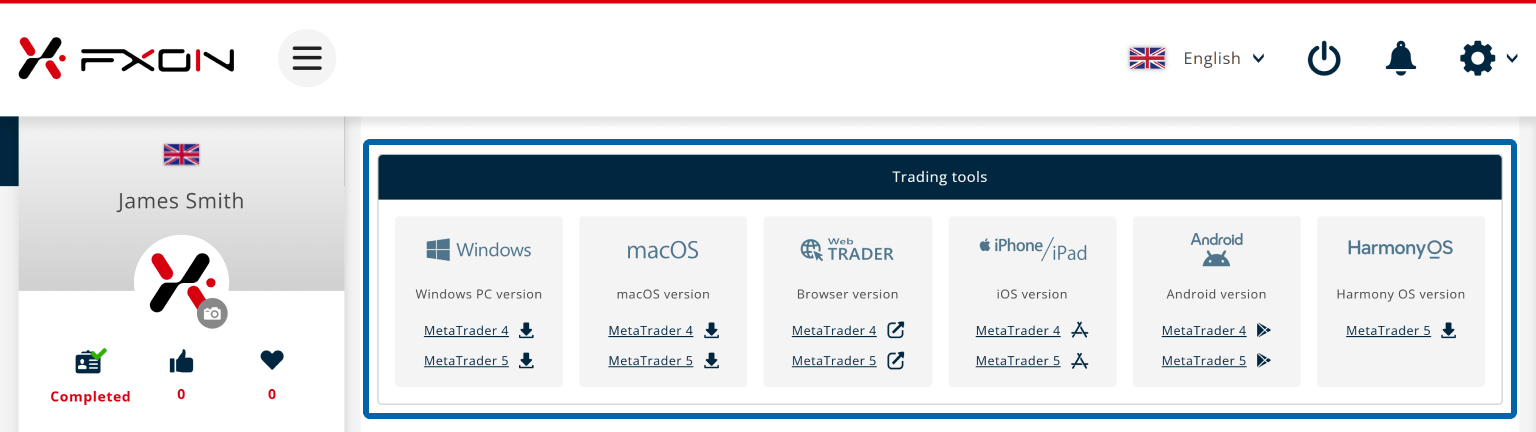 Downloading Trading Tools