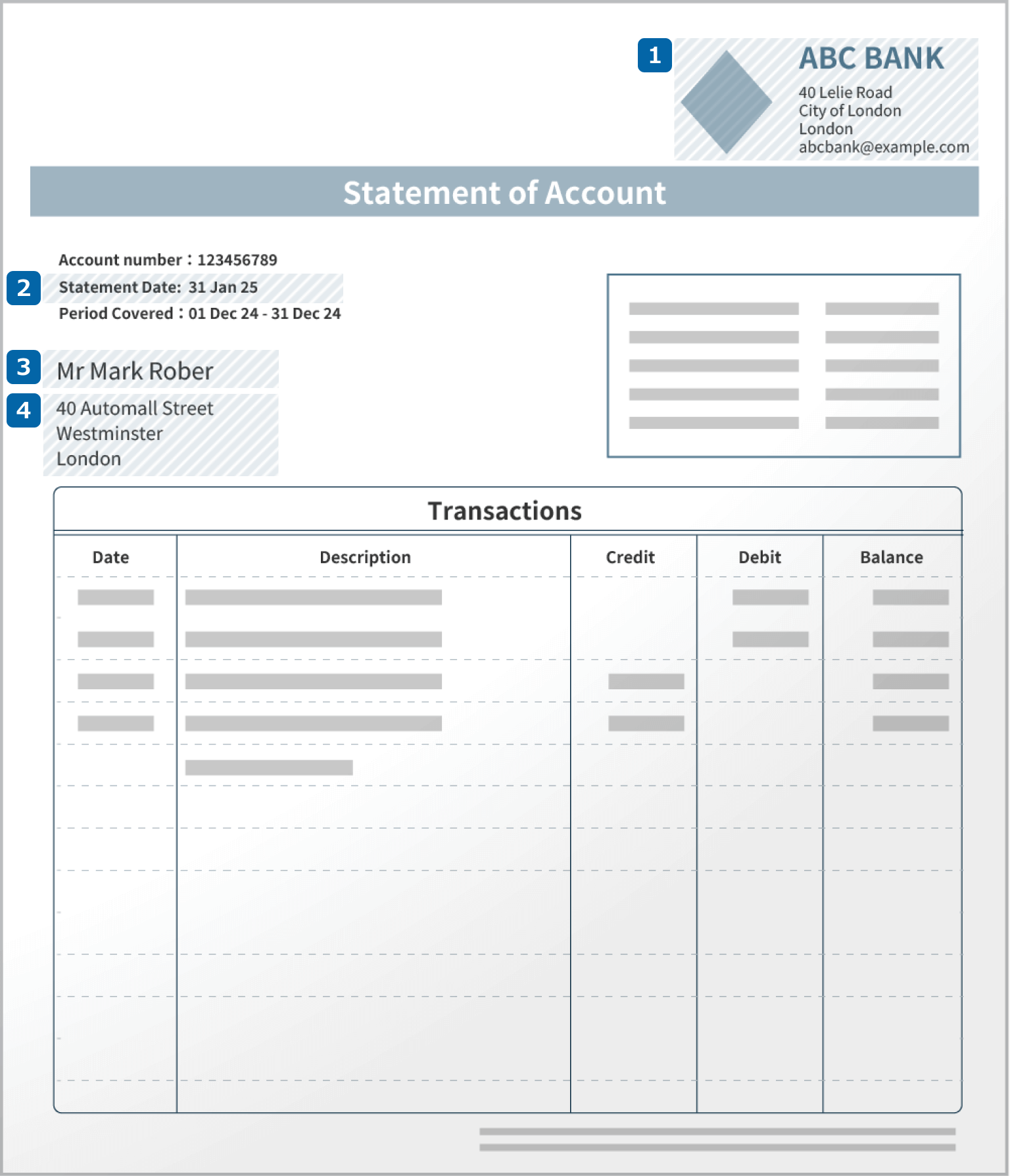 Bank Balance Certificate