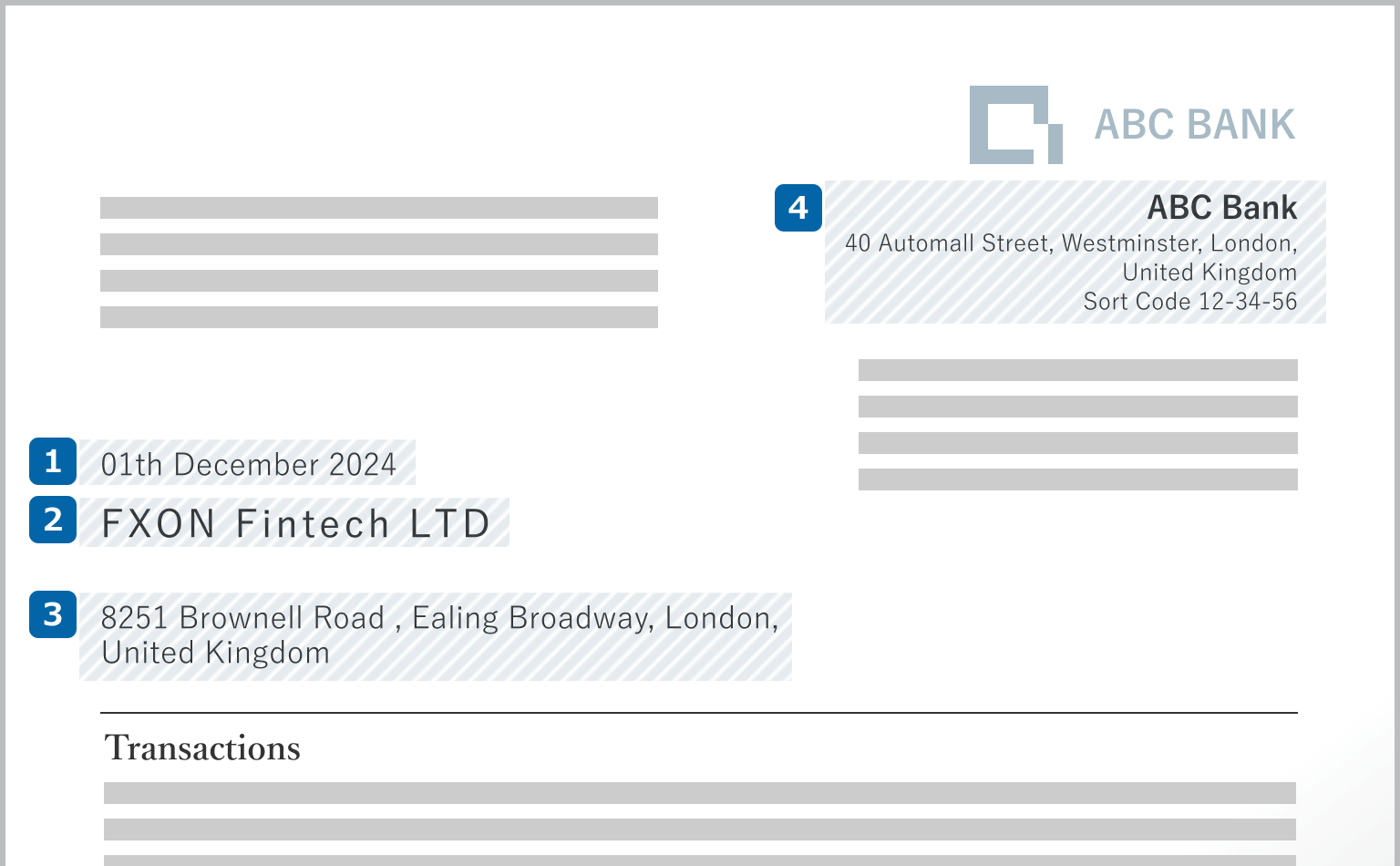 Example of a Certificate of Registered Office