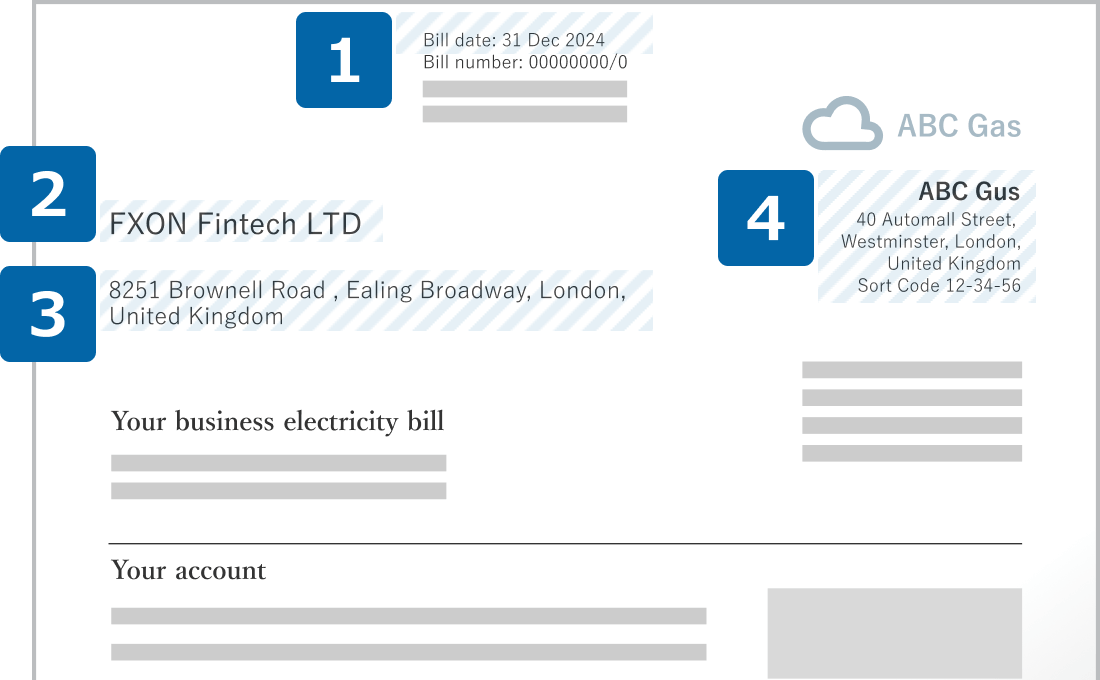 utility bill