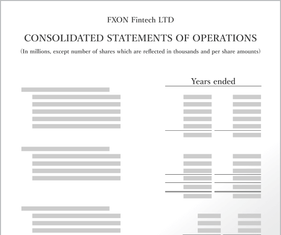 Income statement