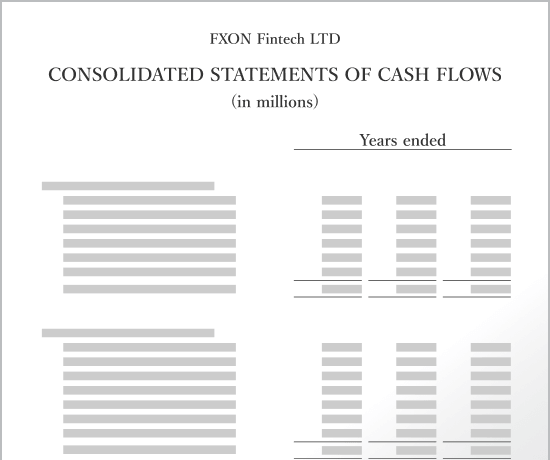 Cash flow statement