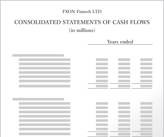 Cash flow statement