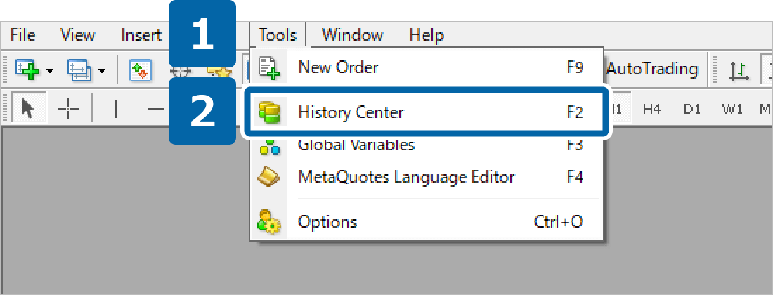 【MT4】 How to Delete Historical Data from the History Center