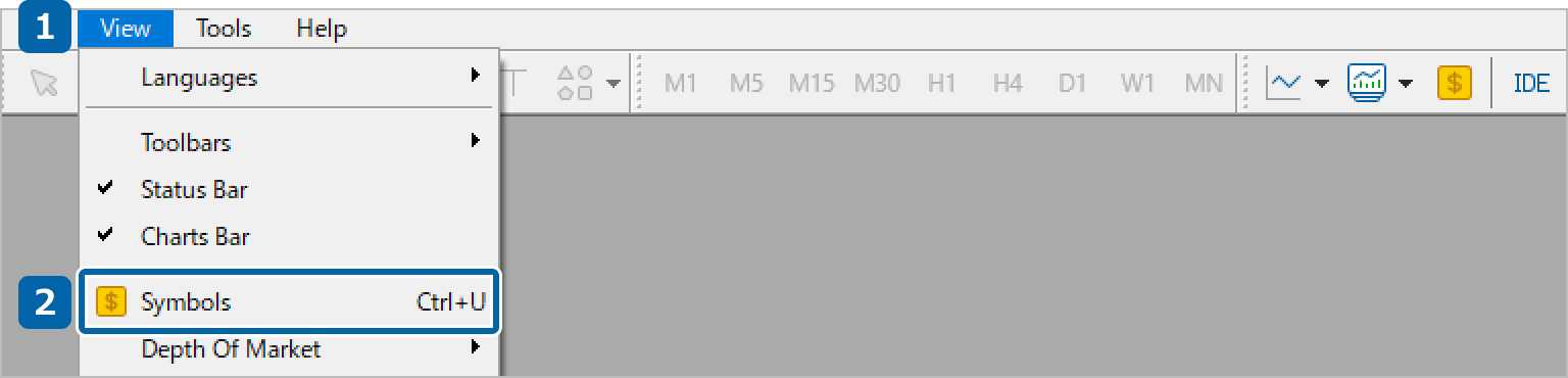 【MT5】 How to Delete Historical Data Imported into Custom Symbols