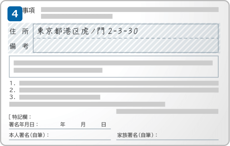 健康保険被保険者証（裏）