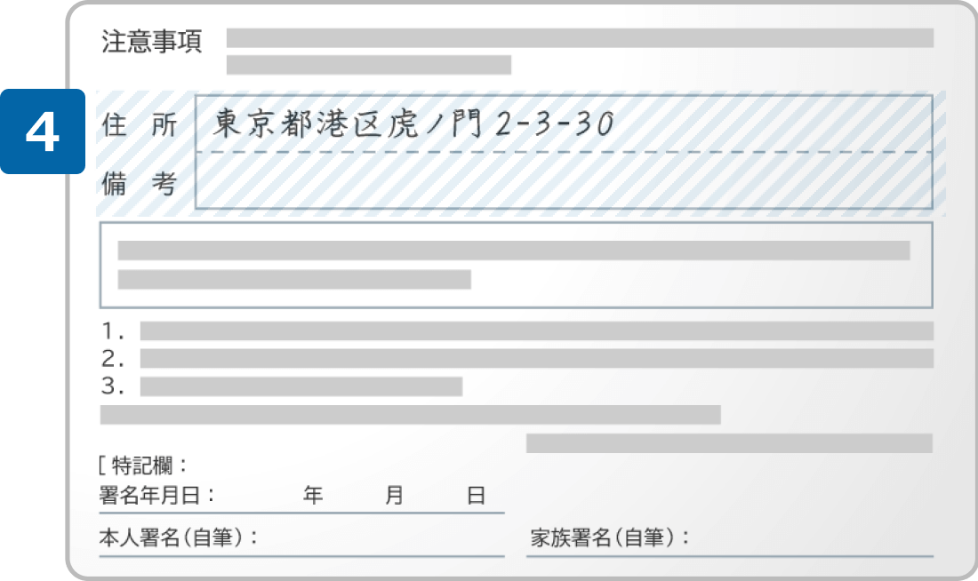 健康保険被保険者証（裏）
