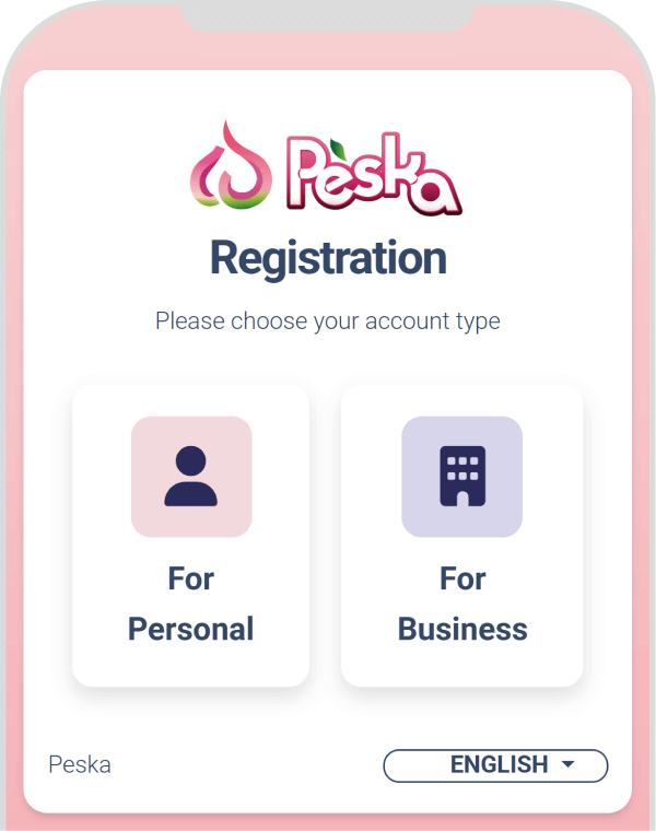  Select an account type