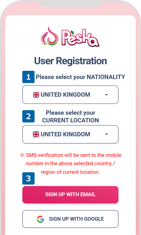 Select an account type