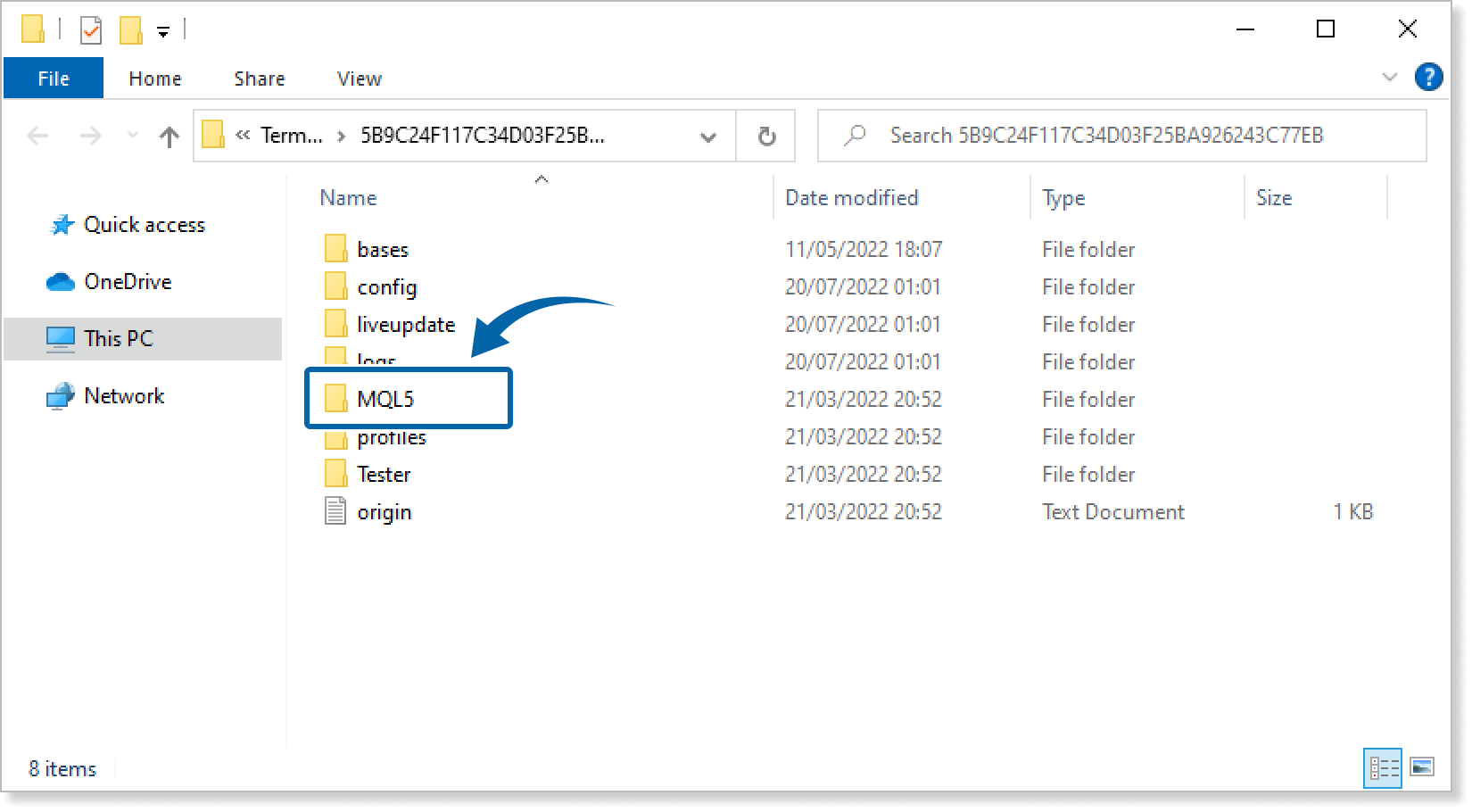 MQL5 Folder