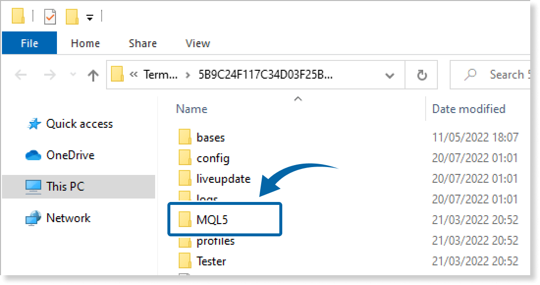 MQL5 Folder
