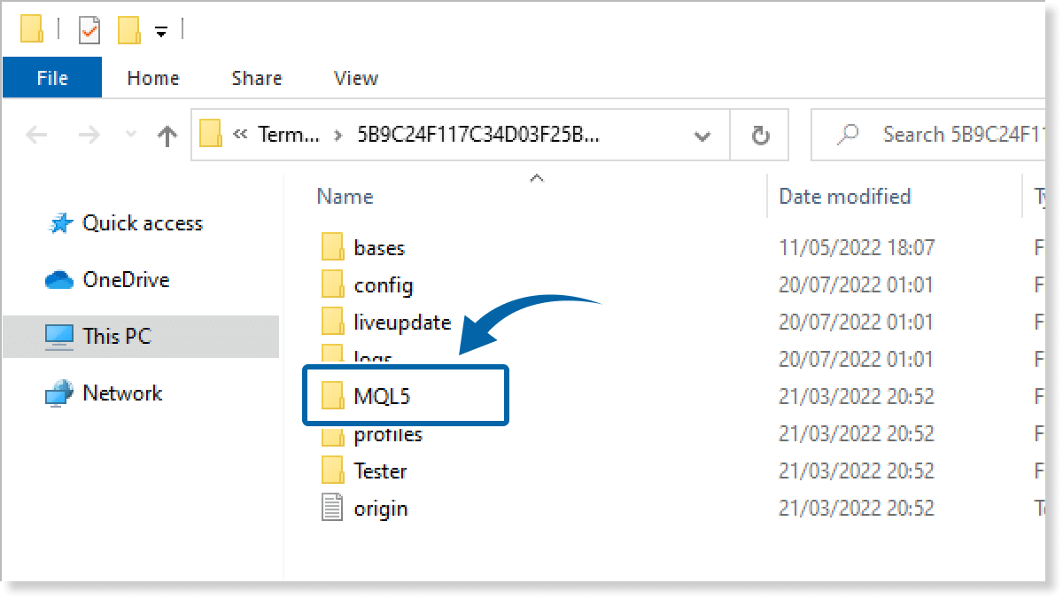 MQL5 Folder