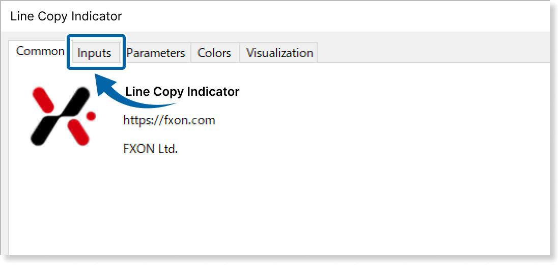 Inputs tab