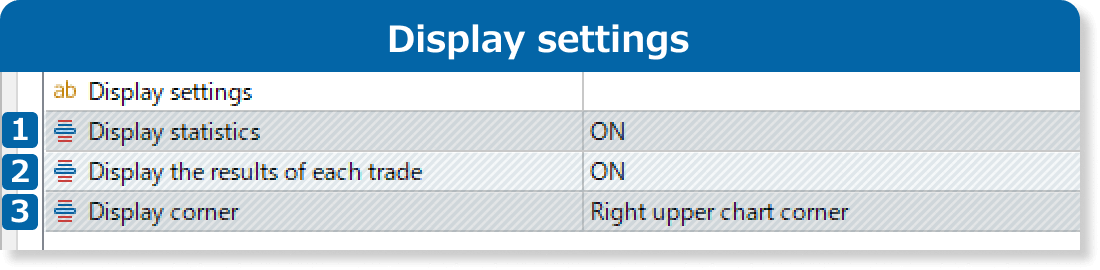 Display settings