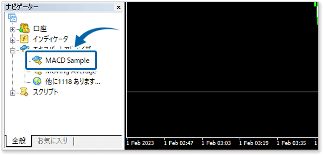 エキスパートアドバイザ選択