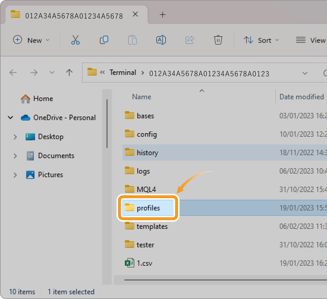 Save external profile data