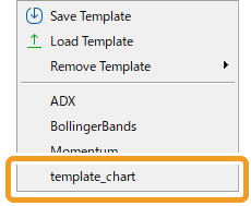 Template in Templates folder is listed in the menu
